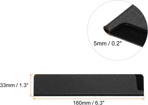 uxcell Knife Edge Guards 6.3"x1.3" ABS Knife Cover Sleeves Knife Case Blade Protector Universal Knife Sheath for Home Kitchen Knife