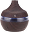 Wood Grain USB Humidifiers for Home, Top Fill with LED Night Light, Ideal for Bedroom Office Nursery, Compact Design