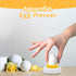 Eggssentials Egg Piercer to Cook Hard Boiled Eggs - Sturdy Base and Sharp Pin to Pierce Raw Eggs.