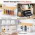 2.5 15 Trash Bag Dispenser with Front Opening, Stackable Garbage Bag Holder for Kitchen & Home, Fits Gallon Bags