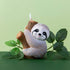 Cute Baby Sloth Birthday Candle for Party and Baby Shower Decorations
