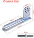 HONGRefrigerator Door Hinge Kit, compatible with many different brands' refrigerator
