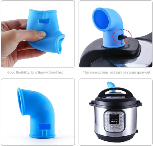 Steam Diverter Pressure Release Valve for Instant Pots Duo/Ultra/Smart/Nova/Viva Models, 5/6 Qt InstaPot Accessories