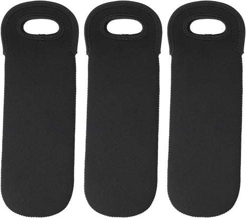 3pcs Thick Insulating Neoprene Wine Carrier Travel Bag - Waterproof Dustproof Champagne Bottle Tote