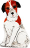 Pavilion Gift Company Chloe-Jack Russell Small Dog Vase, Brown, White, Black