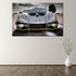 Gloomy Landscape Painting Sports Car Artwork, 12 x 24 inch x 3 Pieces Framed Canvas Wall Art for Modern Decor