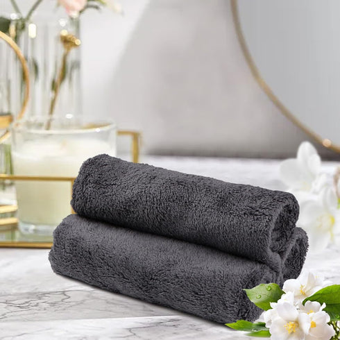 12 Pack, Sets 12x12 inches, Orighty Ultra Soft Washcloths Premium Microfiber Towel Absorbent and Quick Drying Coral