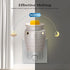 STAR MOON Ceramic Pluggable Wax Melt Warmer, Diffuser for Fragrance Oil, Candle Melter Plug in Wall for Home