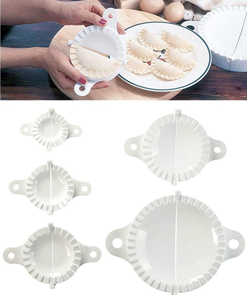 Dumpling Maker Tools 5 Packs with Different Sizes of Dumpling Mold, Perfect for Making Hand Pies, Ravioli, Calzones