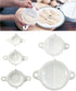 Dumpling Maker Tools 5 Packs with Different Sizes of Dumpling Mold, Perfect for Making Hand Pies, Ravioli, Calzones