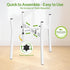 8 12 Inch iDavosic.ly Adjustable Plant Pot Stand Indoor Outdoor, Metal Short Single Flower Holder Fits to Large Heavy