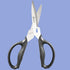 Food Scissors, Stainless Steel Kitchen Shears for Food, Chicken, Meat, Vegetables & Herbs (Black)