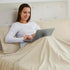 Nestl Beige Pillow Cases, Queen Size Set of 2, Soft 1800 Microfiber, 20x30 Inches