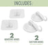 14 Inch 20 Inch, 1 Pack S&T INC. Bath Toy Storage Net with Pockets for Tub, Shower Caddy Holds Baby and Kids Toys