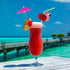 ALINK 50 Flamingo Straws, Plastic Drinking Straws for Tropical Luau Party Supplies, Hawaiian, Birthday, Pool Party