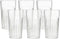 Arrow Home Products 6 oz Clear Plastic Tumblers, Set of 6, BPA Free, Break-Resistant Drinking Glasses for Indoor Use