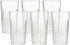 Arrow Home Products 6 oz Clear Plastic Tumblers, Set of 6, BPA Free, Break-Resistant Drinking Glasses for Indoor Use