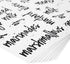 Talented Kitchen 158 Pieces Food Storage Labels for Glass Containers, Preprinted Black Script on Clear Stickers (Water