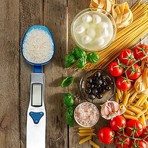 Accurate Digital Spoon Scale, 500/0.1g Kitchen Stainless Measuring Tool for Weighing