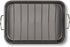 Glad Nonstick Roasting Pan 11x15, Heavy Duty Metal Bakeware Dish with Rack for Baking Turkey, Chicken, Veggies