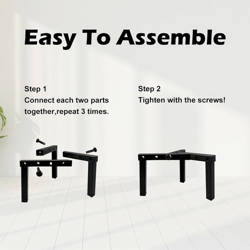 5"-10" 1 Pack) Three Legs Adjustable Metal Plant Stand for Plant Pot Indoor & Outdoor (Black