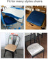 14x14 Set 2 Augld Metal Chair Cushion of Memory Foam School Chair Cushion Small U Shape Seat Cushion Black
