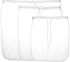 COMNICO 3 Pack 3 Nut Milk Bag, reusable Nylon Cheesecloth Fine Mesh Cheese Bags Food Strainer for Almond Soy Yogurt