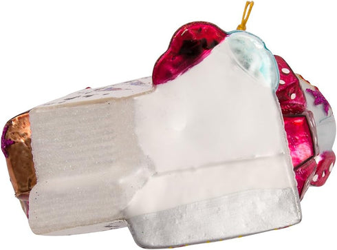 Kurt S. Adler 5.5-Inch Las Vegas Glass Cityscape Ornament, Multicolored
