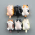 CHICHIC 6 Pack Fun Cat Refrigerator Magnets, Kitchen Decor Fridge Cat Ornament for Cat Lovers