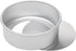 Ateco Round Aluminum Cake Pan, 8 by 3-Inch, Removable Bottom, Silver