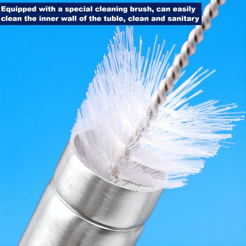 Smithcraft Turkey Baster, Stainless Steel Baster Syringe Set with Needles & Cleaning Brush