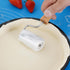 Small Marble Rolling Pin Pizza Roller, Non-Stick T-Type Pastry Roller for Cake Baking, Tortilla & Cookies