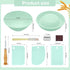 Silicone Banneton Sourdough Bread Baskets (Set of 6, 5 Inch), Round Proofing Bowls with Starter Kit, Baking Supplies