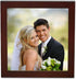 Lawrence Frames Walnut Wood Picture Frame, Gallery Collection, 5 by 5-Inch