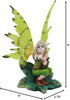 Ebros Mythical Goddess Green Earth Pixie Dust Fairy Statue, 6" Tall Whimsical Tribal Gaia Faerie Sculpture
