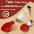 Aopchry 8 Pack Automatic Chicken Waterer, Red Chicken Water Feeder Cups Suitable for Various Poultry, Cup Body Deepened
