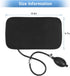 Inflatable Lumbar Support Pillow - Breathable Lower Back Cushion with Handpump for Travel and Home Use