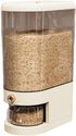 Peaoop 22LBS (22lb) Rice Dispenser, Large Grain Container Storage with Lid Measuring Cylinder Household Cereal