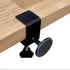 2 Pcs Adjustable Desk Wall Spacers, Table Wall Protectors, Desk Top Spacers, Furniture Protectors (Black)