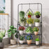 3 SORCEDAS Plant Stand Indoor Outdoor Tier Tall Corner Hanging Plant Shelf Metal Flower Stands Ladder Plant Holder