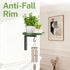 Set 2 2 iDavosic.ly Wall Plant Holder of for Indoor Outdoor, Metal Hanger with Hooks, Floating Flower Display Stand