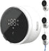 Toothbrush Holders Cleaner & Dryer for Bathroom - Mirror Wall Mounted [Rechargeable, Auto Sensor Open/Close Lid, LED