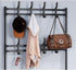 FDSDEFEN 5-Tier 8 Entryway Coat Rack, Coat and Shoe Rack, Entryway Bench Storage Organizer with Hooks for Bedroom