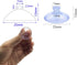 100Pcs Small Clear Suction Cups for Glass, Anti-Slip Pads for Windows, Table Tops, Home Organization