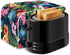 Tropical Floral Hibiscus 2 Slice Toaster Cover, Plus Size Dust Cover for Microwave Oven, Hawaii Island Style Flowers