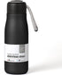 Hydro Insulated Thermal Flask Water Bottle 350ml, Midnight Black, Stainless Steel, Reusable for Hot or Cold Drinks
