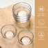 Stackable Glass Bowls for Cooking - Clear Cups for Baking, Food Prep, Serving, Storage - Set of 12 (S, Fl Oz, 3)