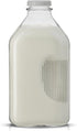 64 Oz, 3 Pack JoyJolt Glass Milk Bottles with Lids and Pourer Airtight Heavy Duty Reusable Glass Bottles, Leakproof