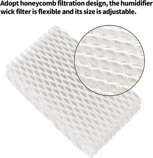 4Pcs Humidifier Wicking Filters Replacement for ReliOn WF813 RCM-832