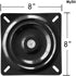 MySit 8" Heavy Duty Swivel Plate Mechanism for Recliner Chair & Bar Stool Square Swivel Furniture Replacement - Ball Bearing by MySit